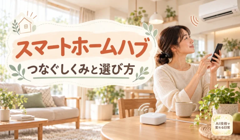 スマートホームハブとは？家電をつなぐ仕組みと、自宅に合う選び方